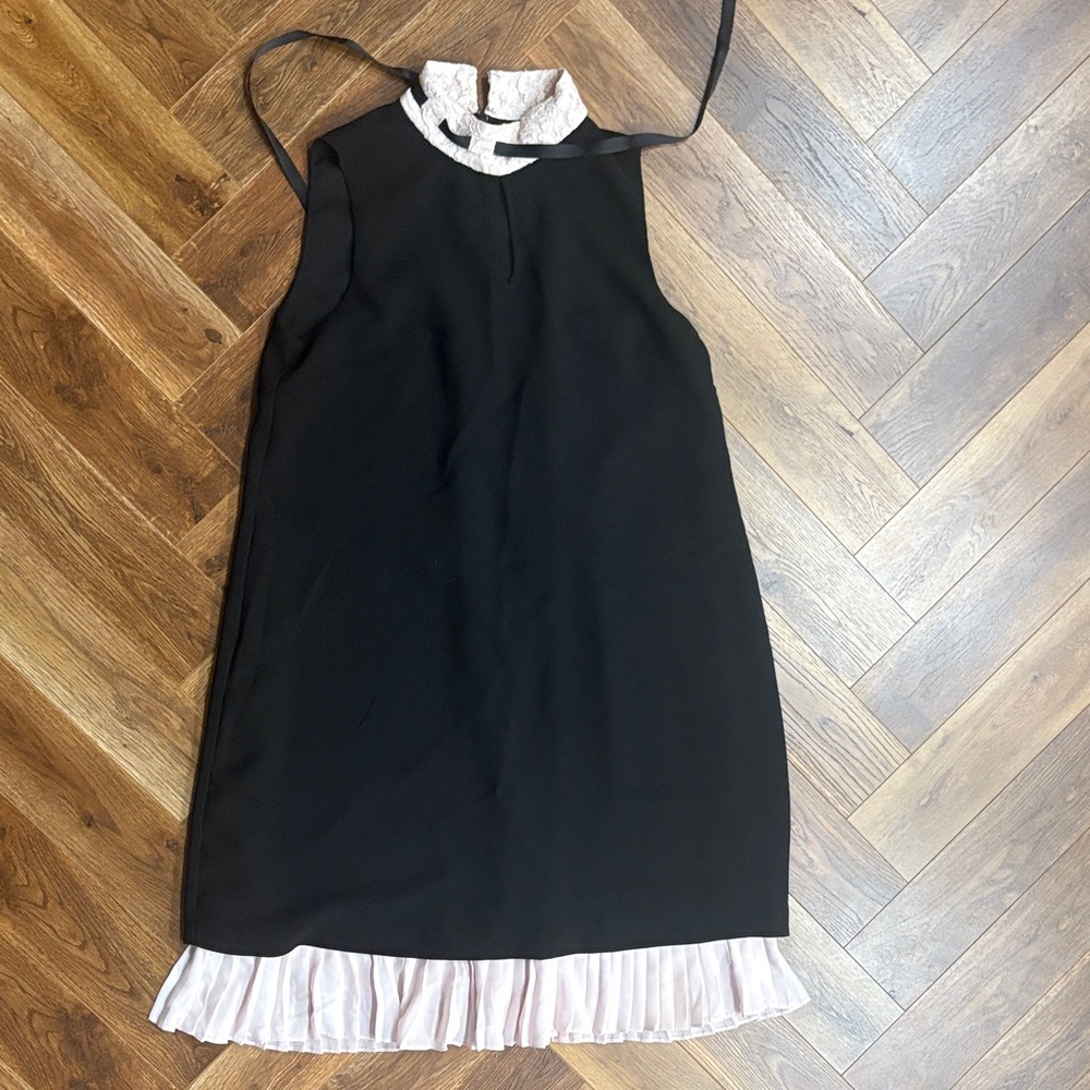 Nanette Lepore Black Dress with Pink Accents